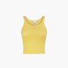 Abbigliamento RE/DONE | Canotta Cropped Giallo