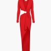 Abbigliamento ALEXANDRE VAUTHIER | Abito Midi In Jersey Rosso