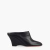 Scarpe KHAITE | Mule Con Zeppa Apollo Nero