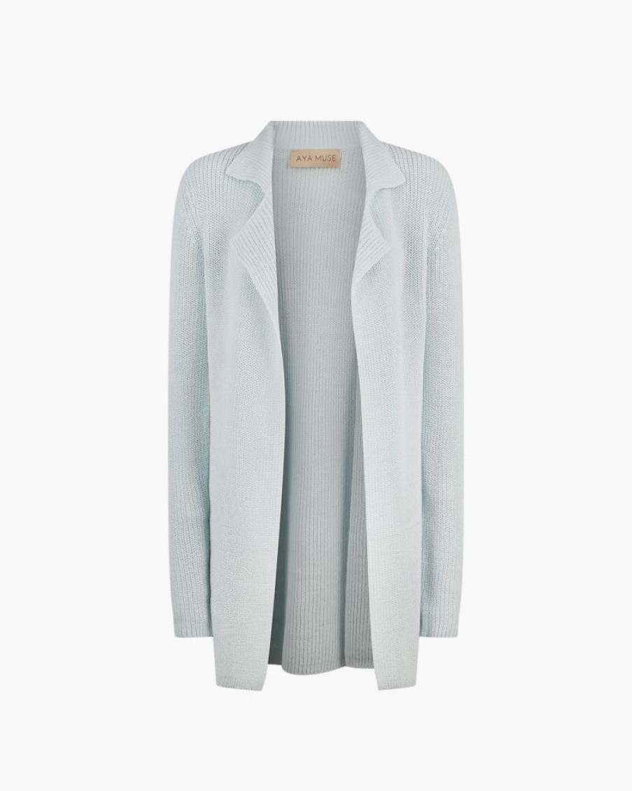 Abbigliamento AYA MUSE | Cardigan Belu Azzurro