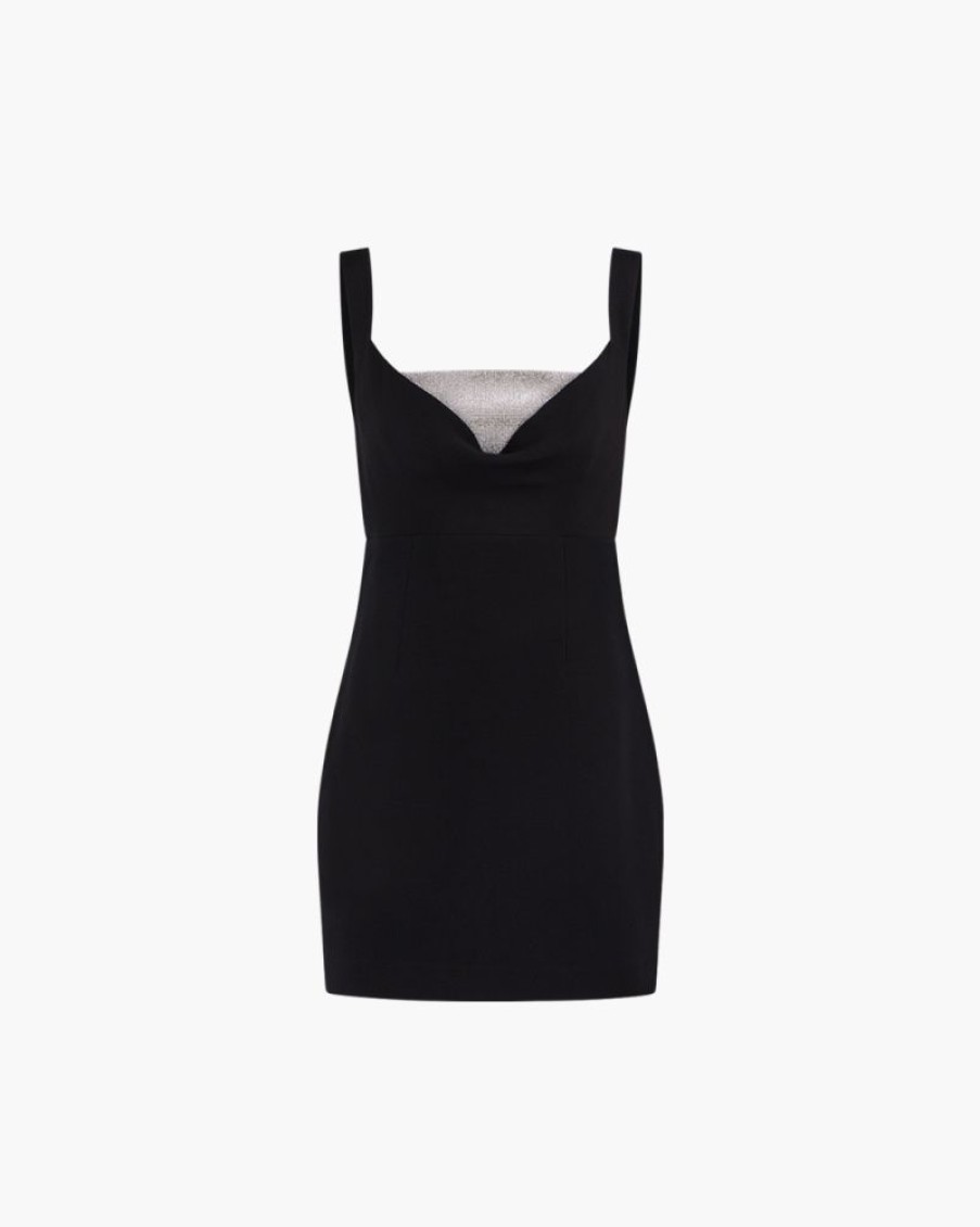 Abbigliamento ROLAND MOURET | Abito Mini Con Dettaglio In Strass Nero