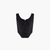 Abbigliamento FEMYNAL | Top Con Lacci Nero