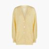 Abbigliamento ALESSANDRA RICH | Cardigan Con Strass Giallo