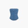 Abbigliamento MAGDA BUTRYM | Corsetto In Denim Blu