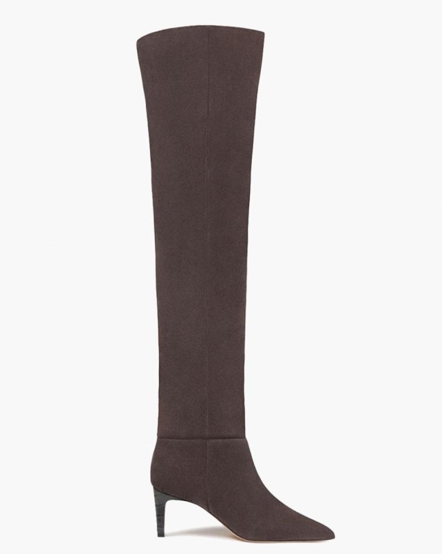 Scarpe PARIS TEXAS | Stiletto Boot Over The Knee Smoke