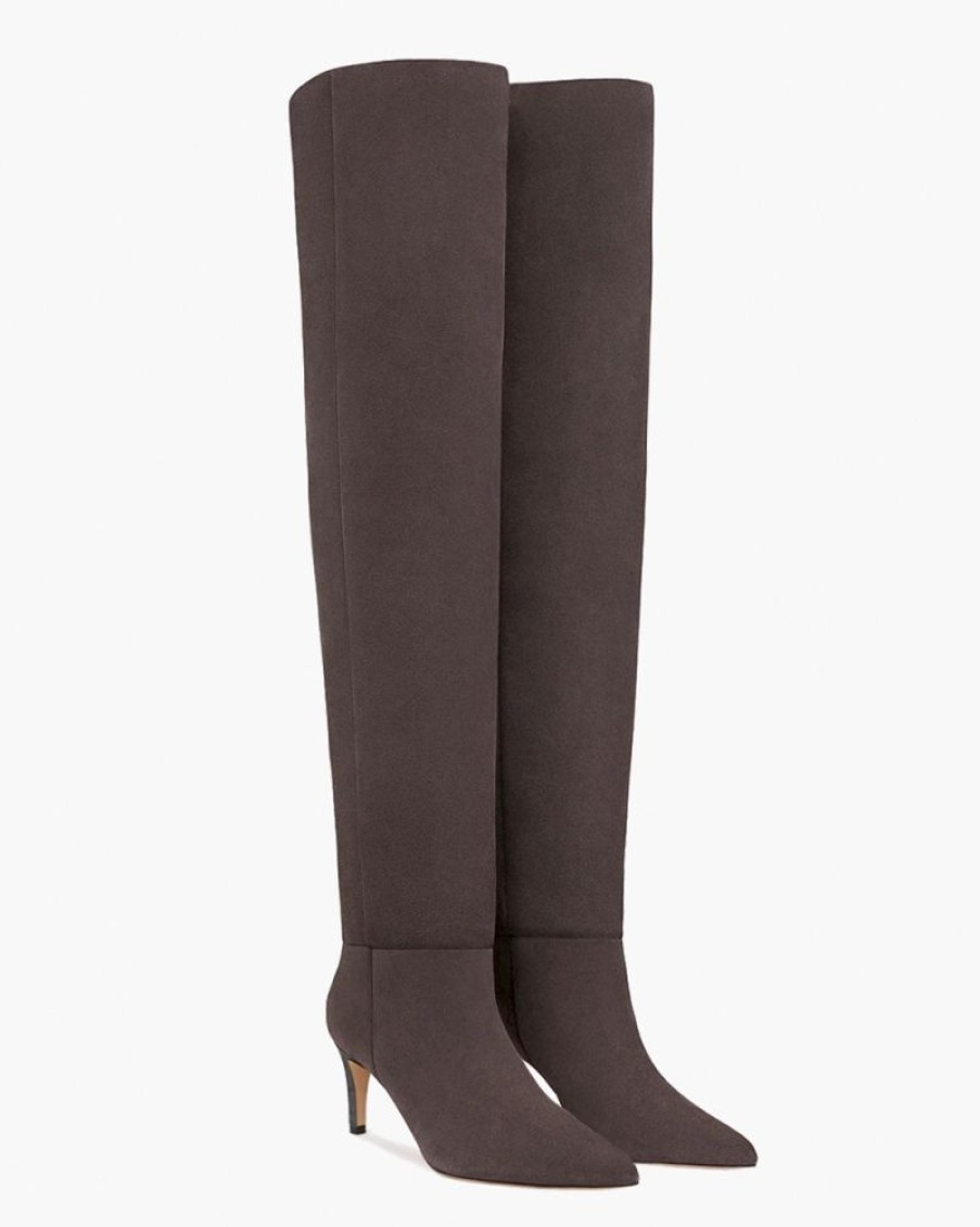 Scarpe PARIS TEXAS | Stiletto Boot Over The Knee Smoke