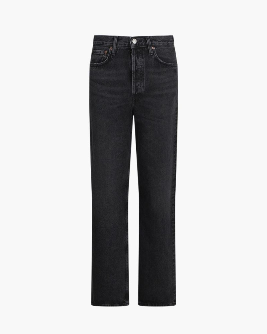 Abbigliamento AGOLDE | Pantaloni Dritti Denim Nero