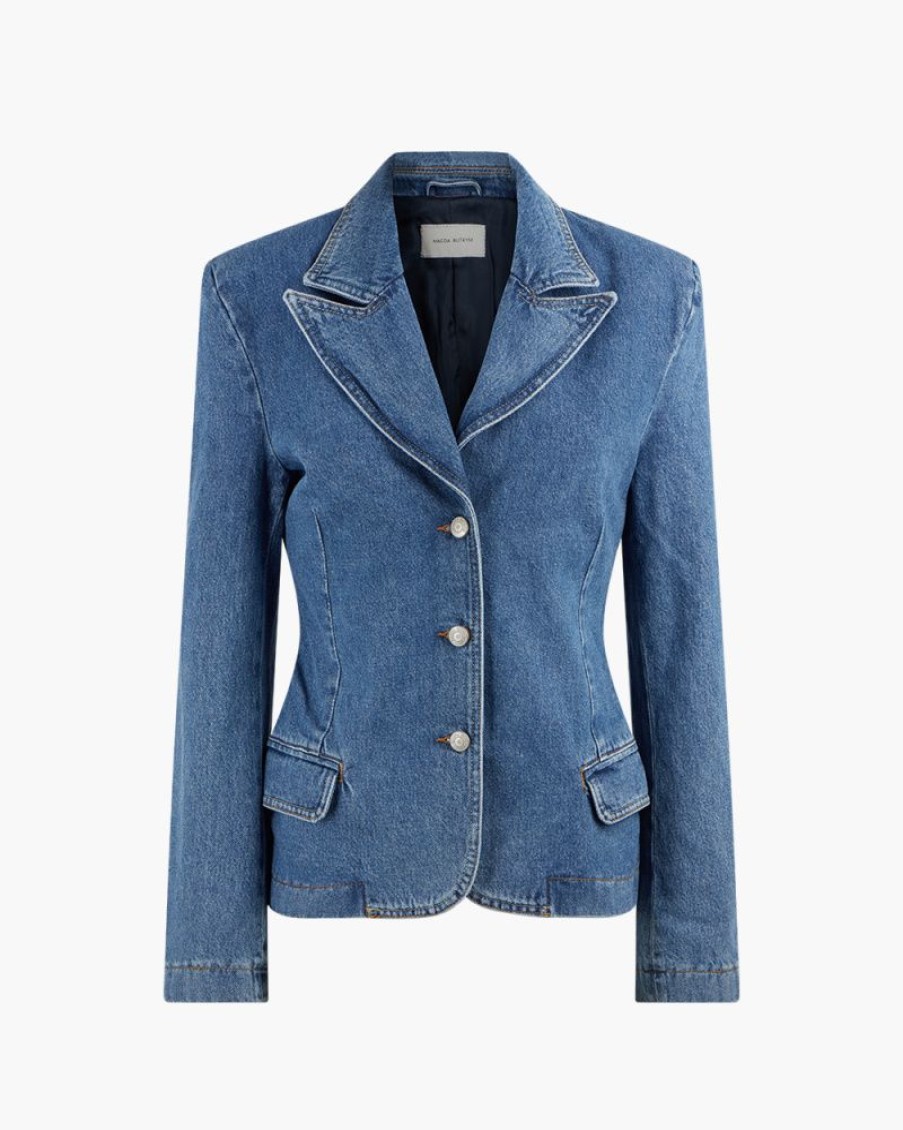 Abbigliamento MAGDA BUTRYM | Blazer In Denim Blu