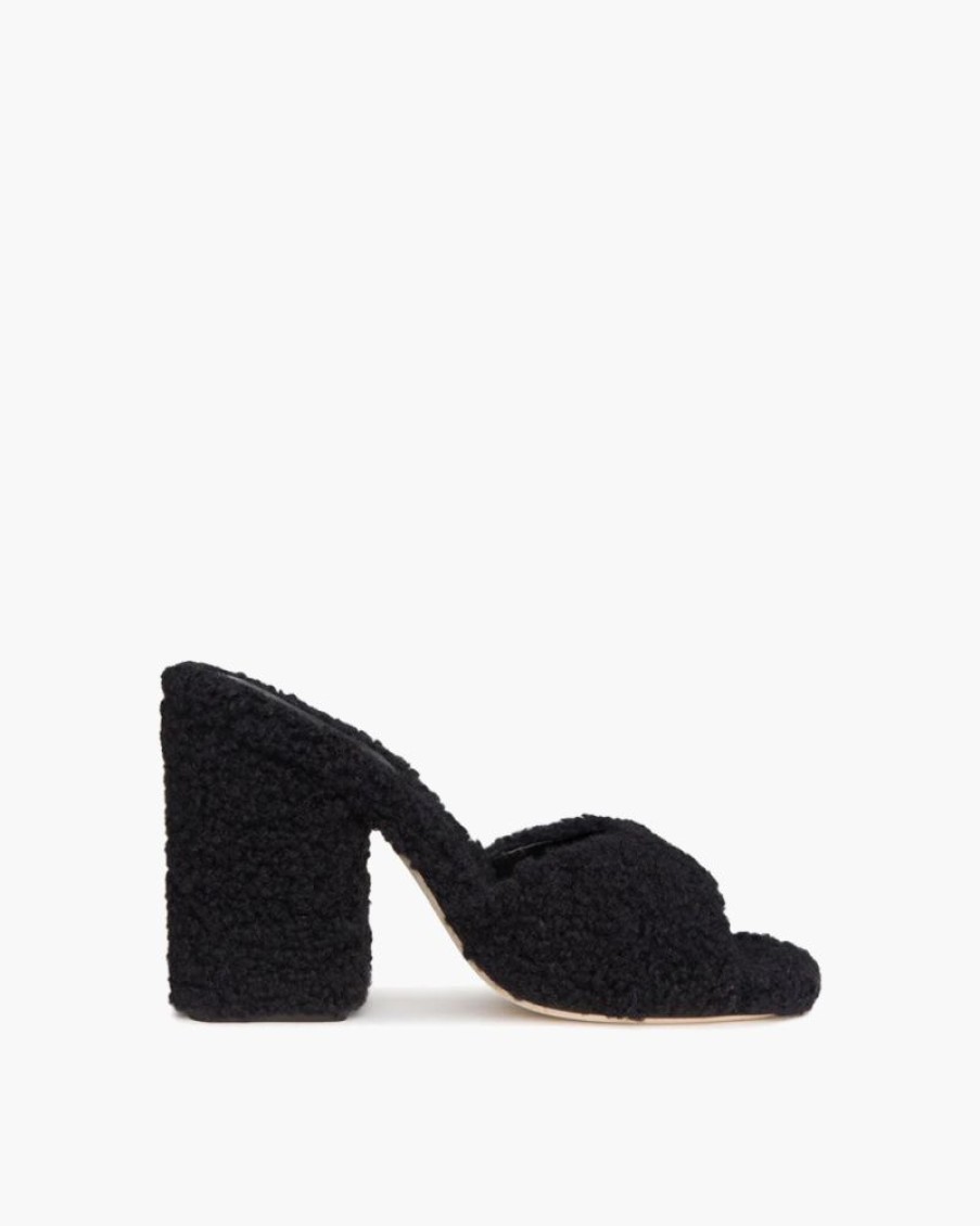 Scarpe PARIS TEXAS | Mule In Teddy Anja Nero