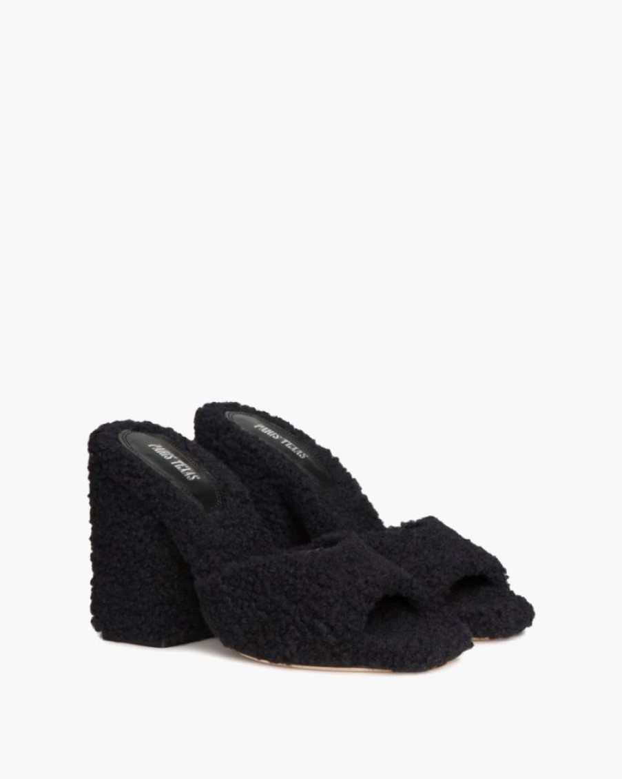 Scarpe PARIS TEXAS | Mule In Teddy Anja Nero