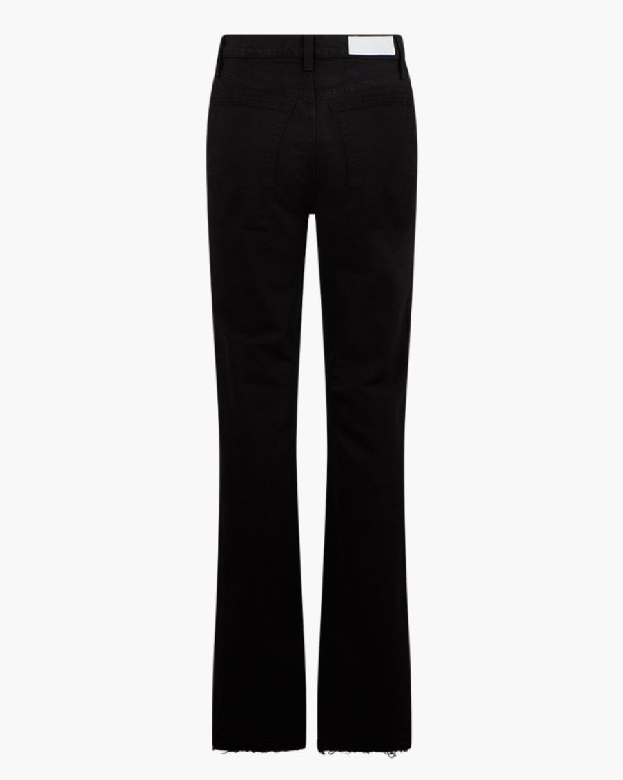 Abbigliamento RE/DONE | Pantaloni 70S High Rise Skinny Nero