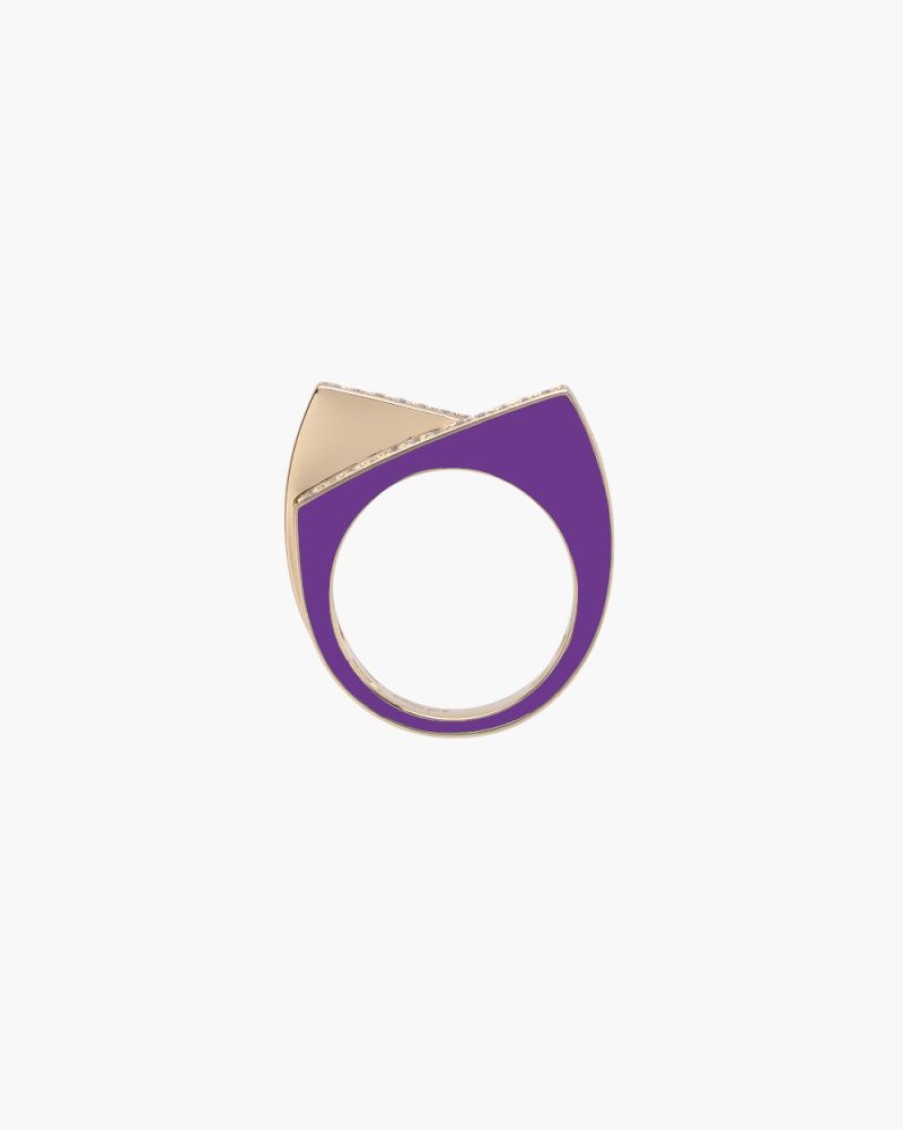 Accessori RAINBOW K | Anello Handcuff Viola