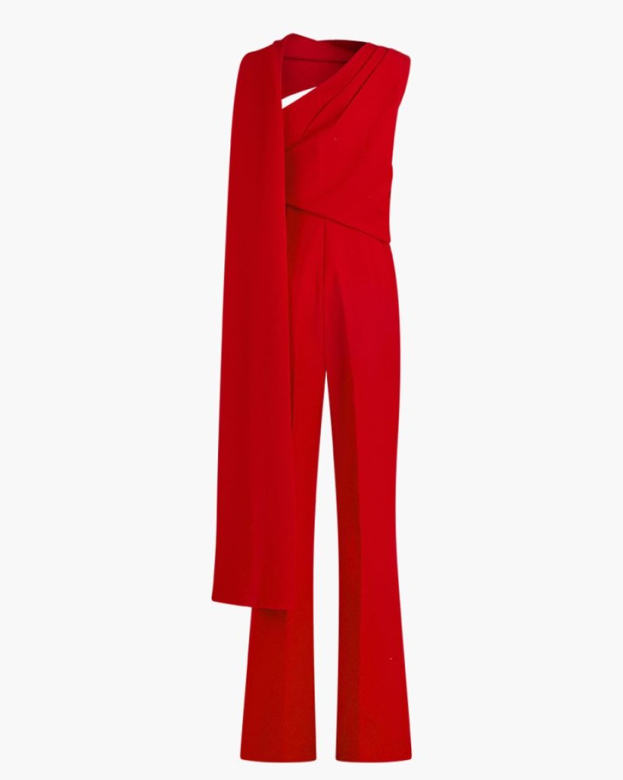 Abbigliamento ROLAND MOURET | Tuta Asimmetrica Rosso