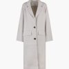 Abbigliamento THE LOOM | Cappotto Lungo Con Revers Grigio