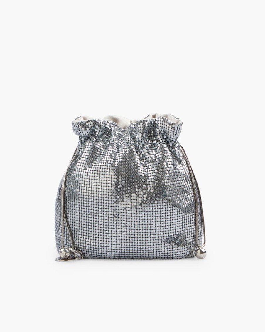 Borse ROSANTICA | Borsa Mini Selene Mesh Argento