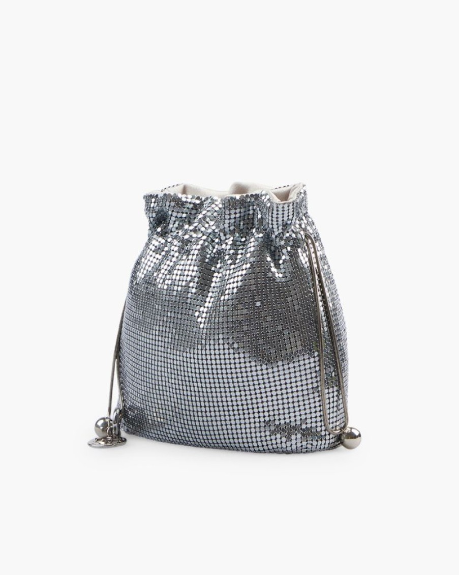 Borse ROSANTICA | Borsa Mini Selene Mesh Argento