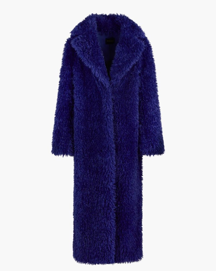 Abbigliamento THE ANDAMANE | Cappotto Maxi Olena Blu Elettrico