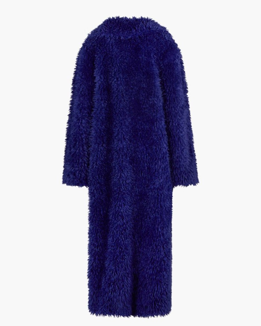 Abbigliamento THE ANDAMANE | Cappotto Maxi Olena Blu Elettrico