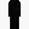 Abbigliamento MAGDA BUTRYM | Cappotto Lungo In Sherling Nero