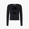 Abbigliamento SELF-PORTRAIT | Top In Jersey Nero