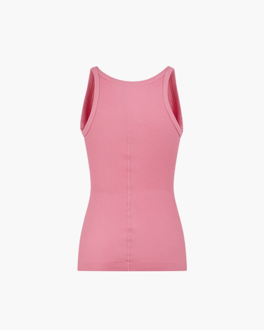 Abbigliamento RE/DONE | Canotta Ribbed Rosa