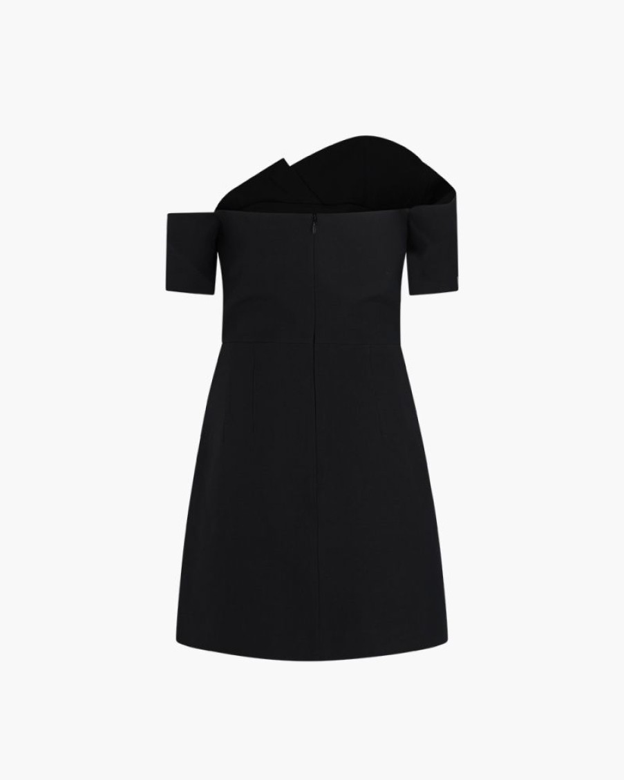 Abbigliamento ROLAND MOURET | Abito Mini Nero Asimmetrico