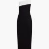 Abbigliamento ROLAND MOURET | Abito Off-The-Shoulder Nero