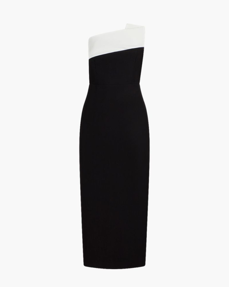 Abbigliamento ROLAND MOURET | Abito Off-The-Shoulder Nero