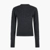 Abbigliamento LVIR | Pullover In Misto Cachemire Carbone