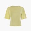 Abbigliamento LVIR | Top In Jersey Con Spacco Posteriore Lime