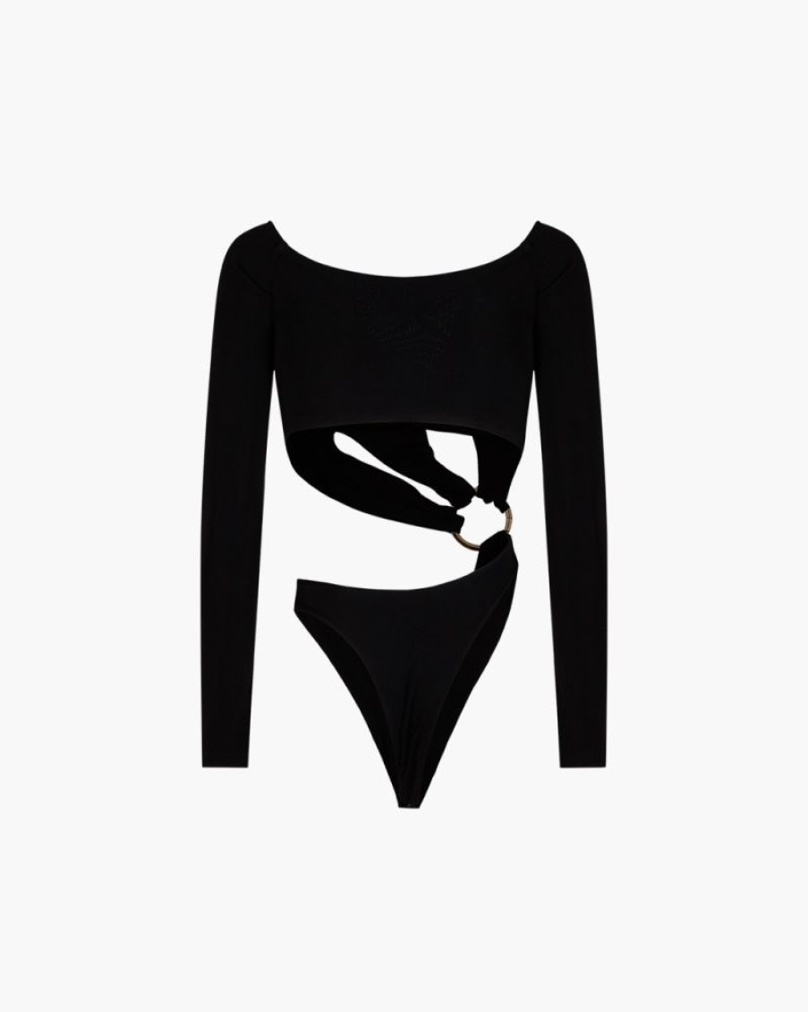 Abbigliamento LOUISA BALLOU | Body Con Cut-Out Nero