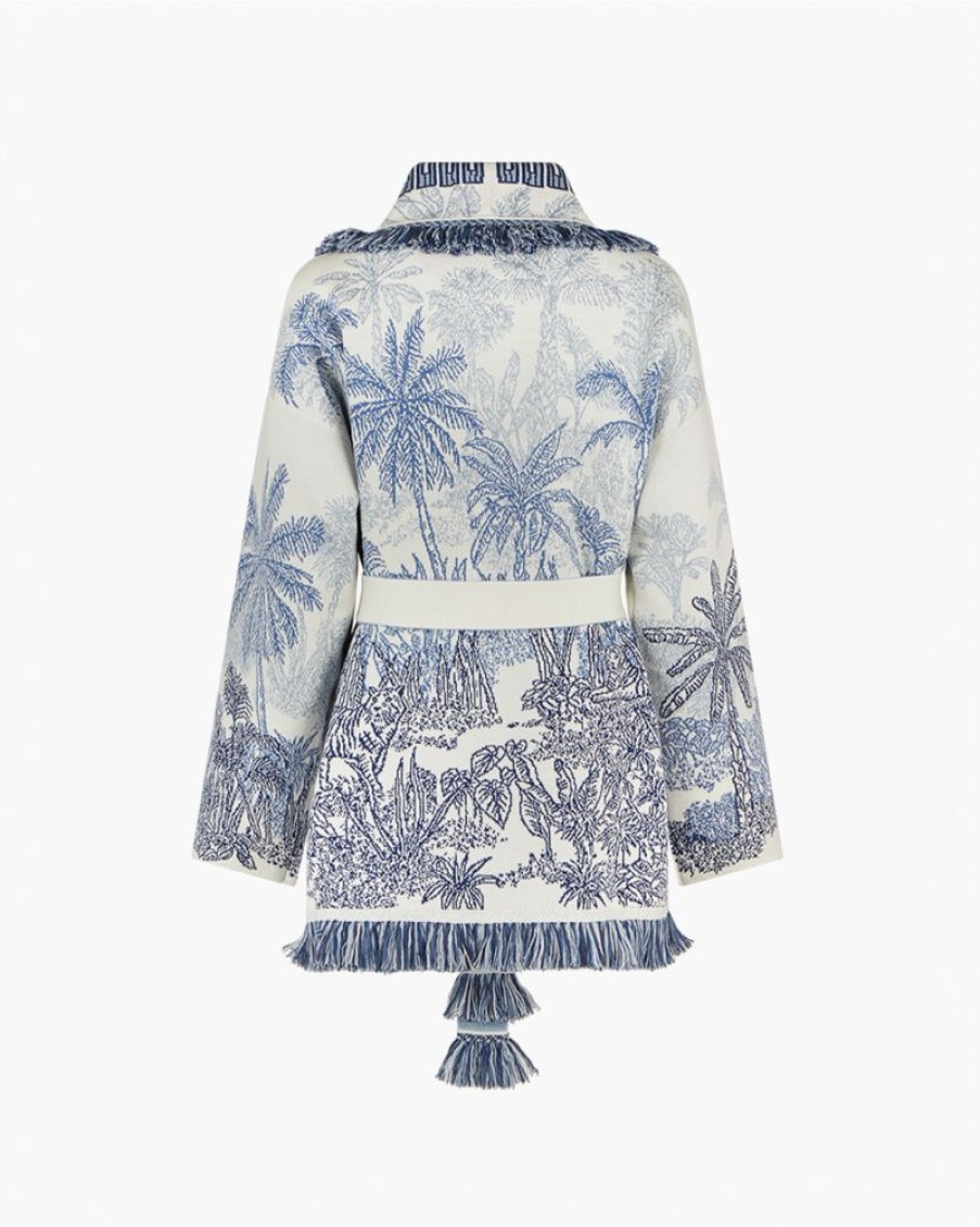 Abbigliamento ALANUI | Cardigan Jungle Toile De Jouy Bianco