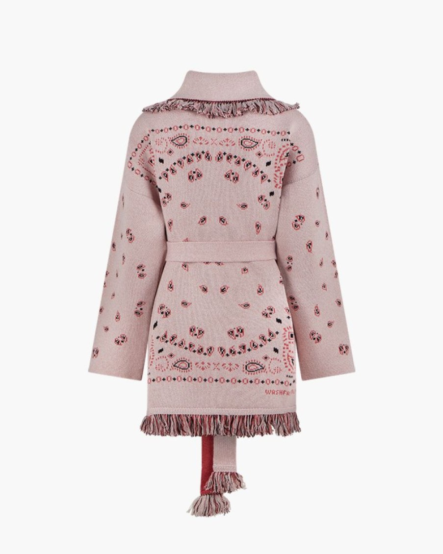 Abbigliamento ALANUI | Cardigan Bandana Jacquard Rosa