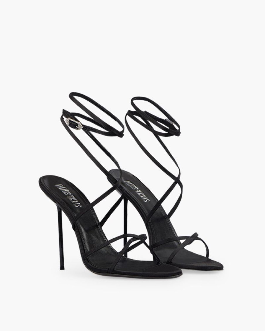 Scarpe PARIS TEXAS | Sandalo Liz Lace Up Nero