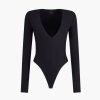 Abbigliamento ETERNE | Body A Maniche Lunghe Nero