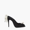 Scarpe MAGDA BUTRYM | Mules Con Rosa 3D Nero