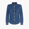 Abbigliamento MAGDA BUTRYM | Camicia A Maniche Lunghe Denim Blu