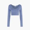 Abbigliamento LAPOINTE | Maglia Crop Top Lavanda