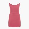 Abbigliamento ALEX PERRY | Abito Mini Senza Spalline Rosa Garnet