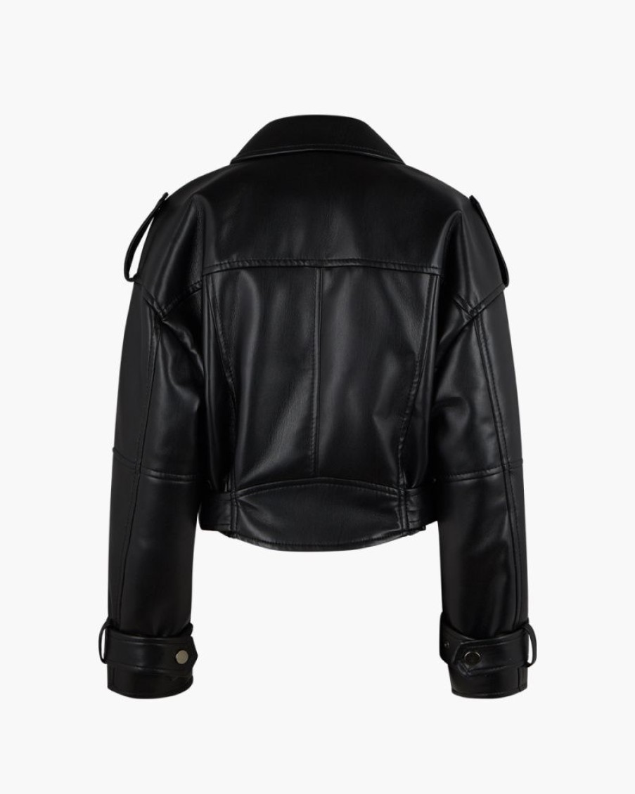 Abbigliamento THE ANDAMANE | Giacca Biker Nova Nero